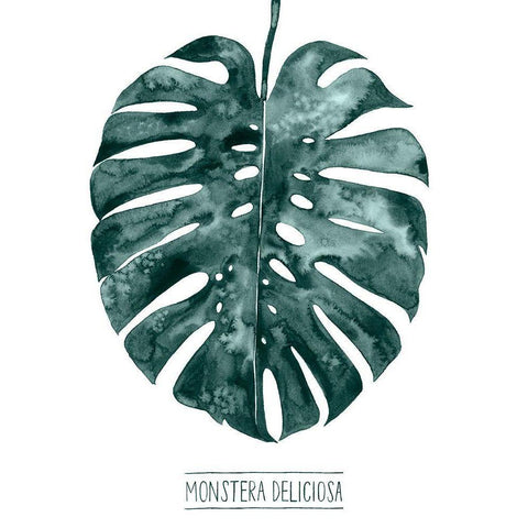 Gemstone Tropicale II Black Modern Wood Framed Art Print by Popp, Grace