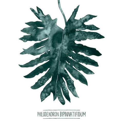 Gemstone Tropicale IV White Modern Wood Framed Art Print by Popp, Grace