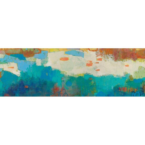 Elysium I Black Modern Wood Framed Art Print with Double Matting by Jachimiec, Sue