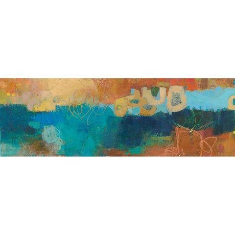 Elysium V Black Modern Wood Framed Art Print by Jachimiec, Sue