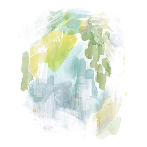 Abstract Reef I Black Modern Wood Framed Art Print with Double Matting by Popp, Grace