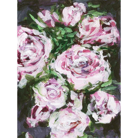 Rose Rhapsody II White Modern Wood Framed Art Print by Wang, Melissa