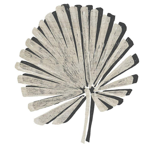 Cut Paper Palms VI Black Modern Wood Framed Art Print with Double Matting by Vess, June Erica