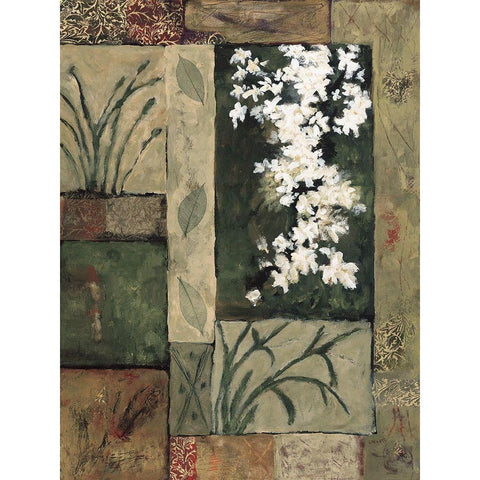 Natures Bounty II Black Modern Wood Framed Art Print with Double Matting by Bagnato, Judi