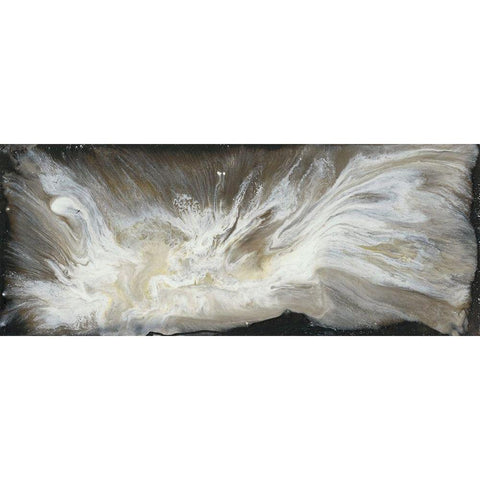 Transmutation VI Black Modern Wood Framed Art Print with Double Matting by Bramma, Lila