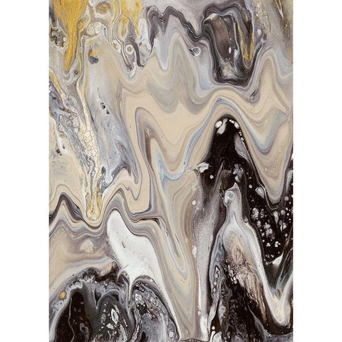 Master of Cycles Black Modern Wood Framed Art Print by Bramma, Lila