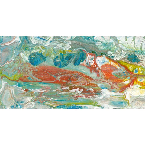 Color of Life II White Modern Wood Framed Art Print by Bramma, Lila