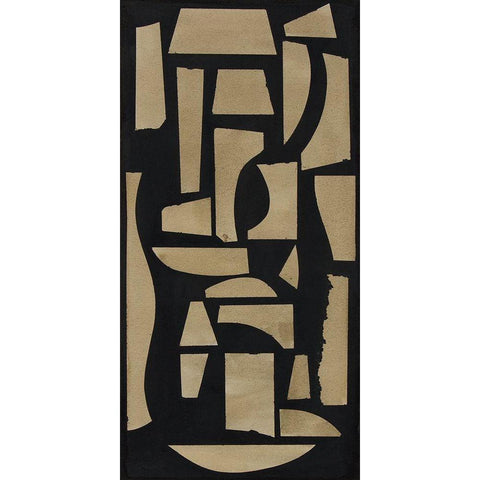 Finial II White Modern Wood Framed Art Print by Delamater, Rob