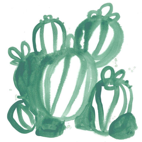 Boho Tropicals III Gold Ornate Wood Framed Art Print with Double Matting by Vess, June Erica