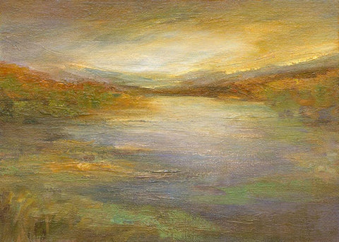 Foothills Black Ornate Wood Framed Art Print with Double Matting by Finch, Sheila