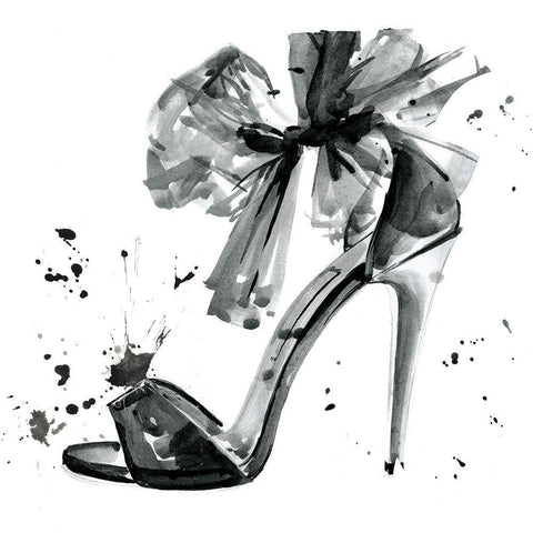 Glamourous II Black Ornate Wood Framed Art Print with Double Matting by Parker, Jennifer Paxton
