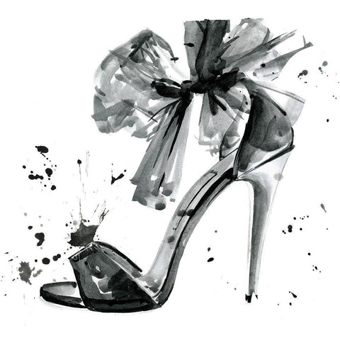 Glamourous II Black Modern Wood Framed Art Print by Parker, Jennifer Paxton