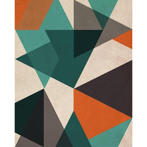 In Between II Black Modern Wood Framed Art Print by Vess, June Erica