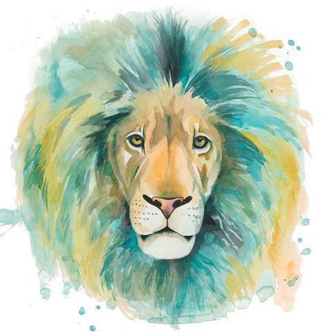 Chromatic Cats II White Modern Wood Framed Art Print by Popp, Grace