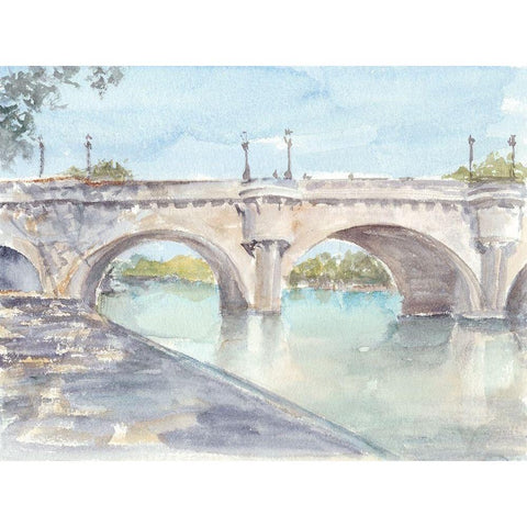 French Bridge Study II Gold Ornate Wood Framed Art Print with Double Matting by Harper, Ethan