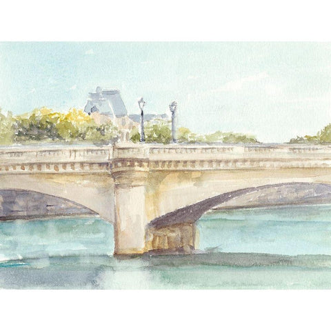 French Bridge Study III Gold Ornate Wood Framed Art Print with Double Matting by Harper, Ethan