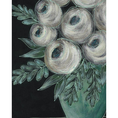 Greenhouse Bouquet I White Modern Wood Framed Art Print by Moore, Regina