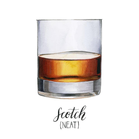 Classic Happy Hour I White Modern Wood Framed Art Print by Popp, Grace