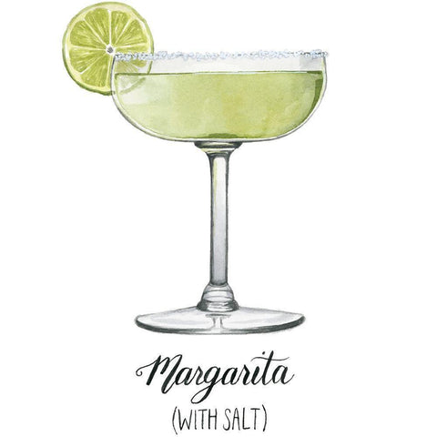 Classic Happy Hour II White Modern Wood Framed Art Print by Popp, Grace