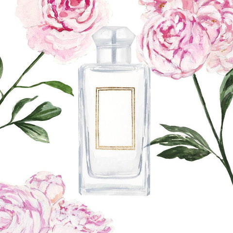 Get Glam VI White Modern Wood Framed Art Print with Double Matting by Borges, Victoria