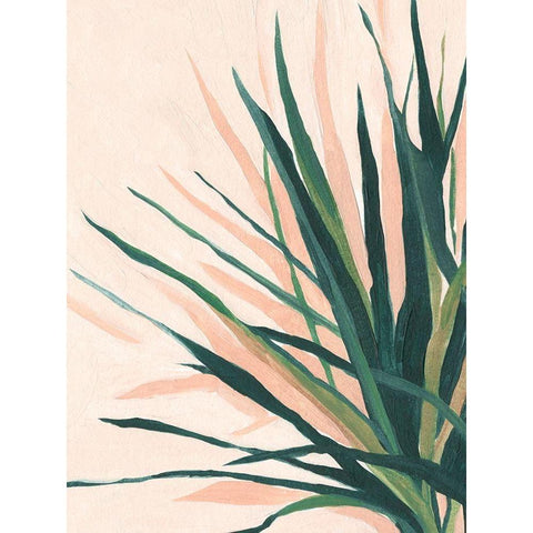 Frond Impression I White Modern Wood Framed Art Print by Scarvey, Emma