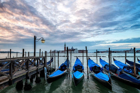 Just Waiting II Black Ornate Wood Framed Art Print with Double Matting by Head, Danny