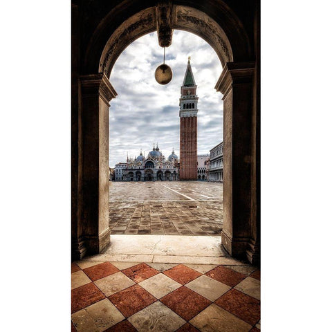 Looking Out White Modern Wood Framed Art Print by Head, Danny