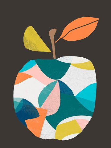 Fab Fruit III Black Ornate Wood Framed Art Print with Double Matting by Vess, June Erica