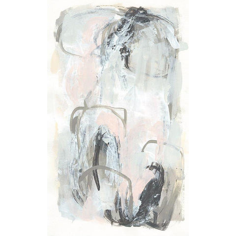 Fog Study II Black Modern Wood Framed Art Print with Double Matting by Vess, June Erica