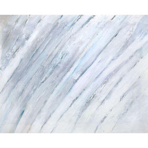 Soft Fronds I Black Modern Wood Framed Art Print by Wilkins, Suzanne