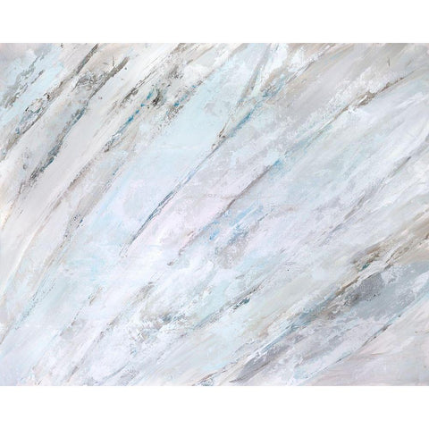 Soft Fronds II Gold Ornate Wood Framed Art Print with Double Matting by Wilkins, Suzanne