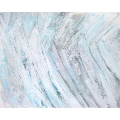 Soft Fronds III White Modern Wood Framed Art Print by Wilkins, Suzanne