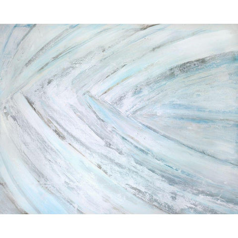 Soft Fronds IV White Modern Wood Framed Art Print by Wilkins, Suzanne