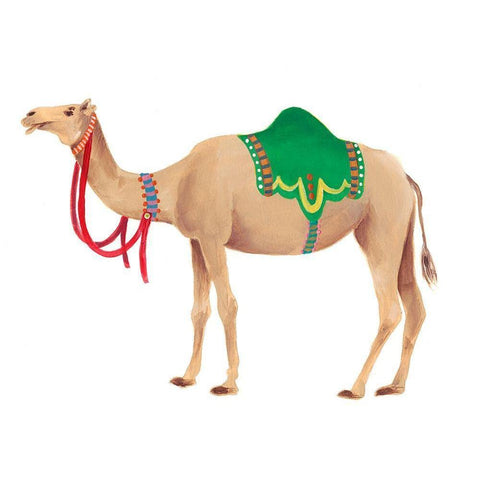 Festival Animal I White Modern Wood Framed Art Print by Moore, Regina