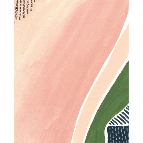 Simple Marks II Black Modern Wood Framed Art Print by Moore, Regina