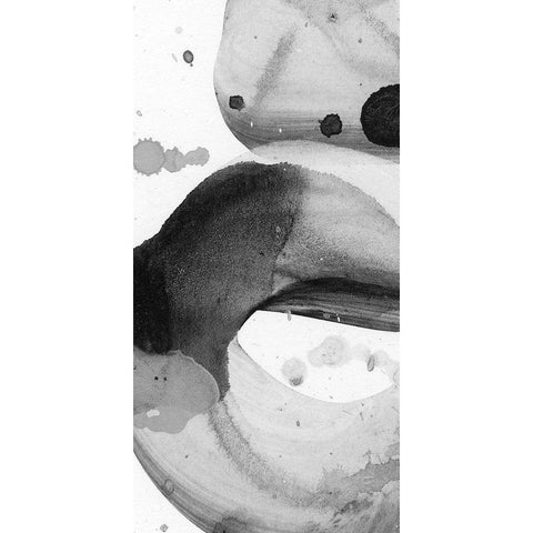 Entranced I Black Modern Wood Framed Art Print by Chandler, Sharon