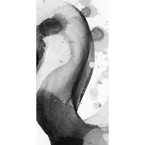 Entranced II Black Modern Wood Framed Art Print with Double Matting by Chandler, Sharon