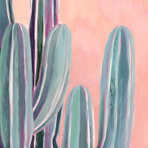 Desert Dawn III White Modern Wood Framed Art Print with Double Matting by Popp, Grace