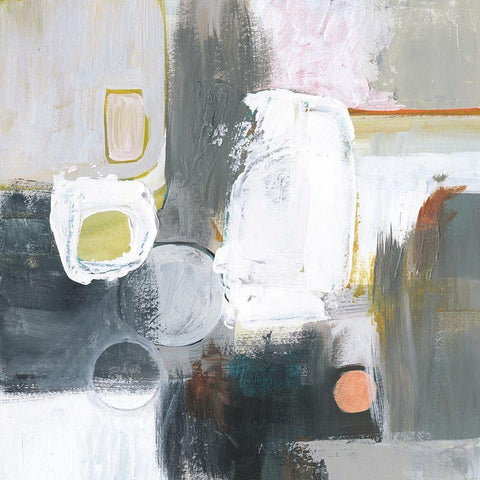 Urban Jungle I Black Modern Wood Framed Art Print with Double Matting by Borges, Victoria