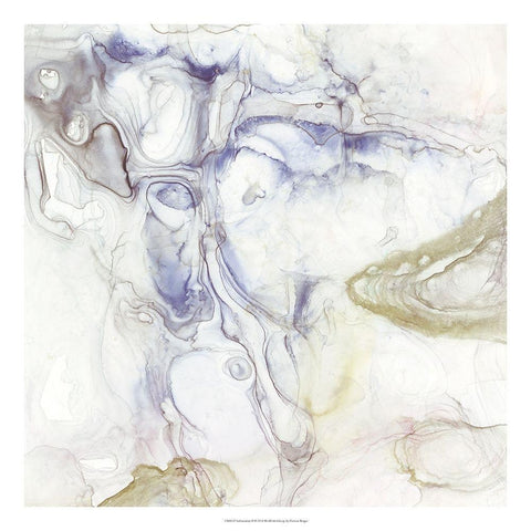 UA Sedimentary II Gold Ornate Wood Framed Art Print with Double Matting by Borges, Victoria