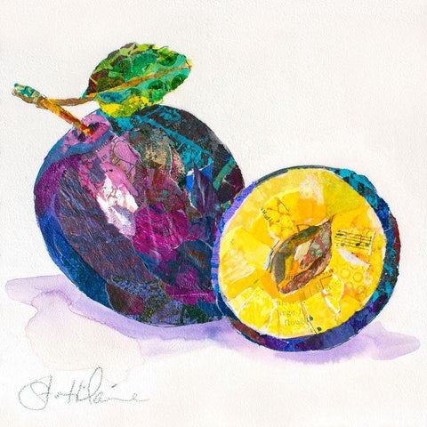 Edibles I White Modern Wood Framed Art Print by St. Hilaire, Elizabeth