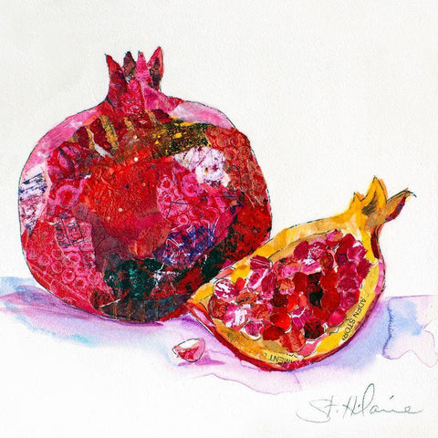 Edibles II White Modern Wood Framed Art Print by St. Hilaire, Elizabeth