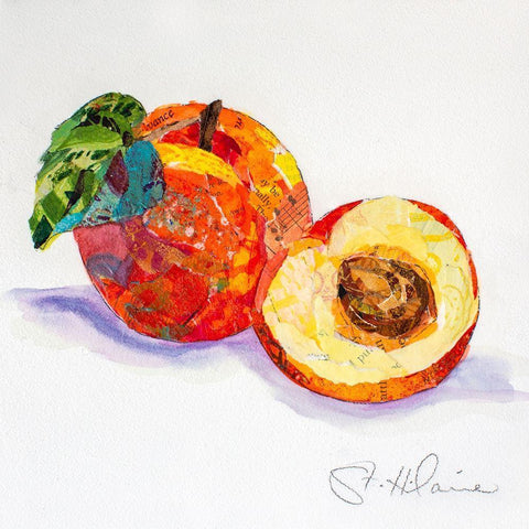 Edibles IV White Modern Wood Framed Art Print by St. Hilaire, Elizabeth