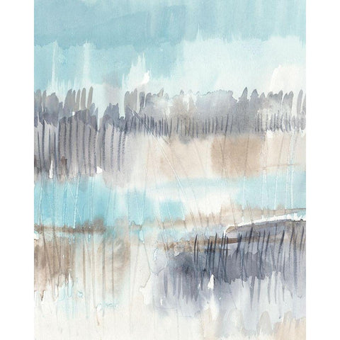 Sky Marsh I White Modern Wood Framed Art Print by Goldberger, Jennifer