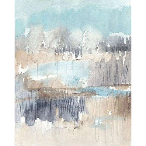 Sky Marsh II White Modern Wood Framed Art Print by Goldberger, Jennifer