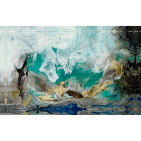 Custom Rejoice III White Modern Wood Framed Art Print by Bramma, Lila