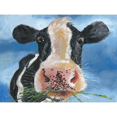 Morning Chew II White Modern Wood Framed Art Print by Ludwig, Alicia