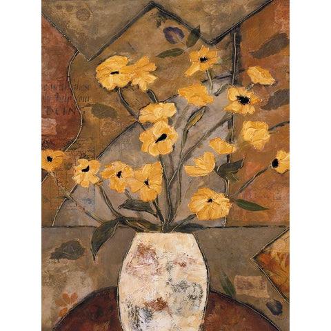 Compassionate Flowers II Gold Ornate Wood Framed Art Print with Double Matting by Bagnato, Judi
