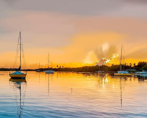 Sailing Portrait II White Modern Wood Framed Art Print with Double Matting by Kalina, Emily