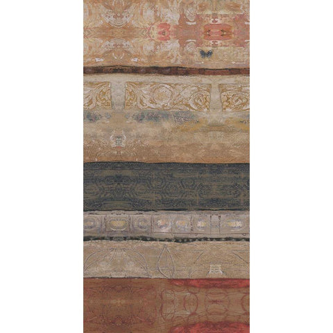 Earthy Reflections II Gold Ornate Wood Framed Art Print with Double Matting by Bagnato, Judi